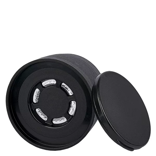 Lock till salt-/kryddburk med Vario-kvarn svart Lock till salt-/kryddburk med Vario-kvarn svart