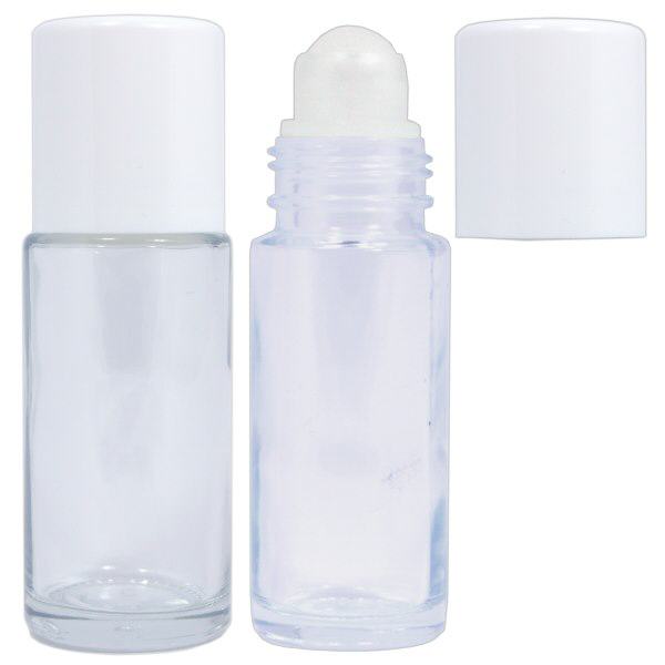 Deo Roller (roll-on) 50ml genomskinligt glas komplett