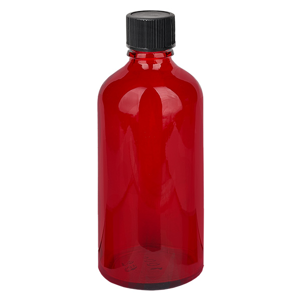 100 ml droppflaska 1 mm svart standardkork RedLine UT18/100