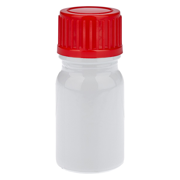 5 ml flaska 11 mm skruvkork röd standard WhiteLine UT18/5 5 ml flaska 11 mm skruvkork röd standard WhiteLine UT18/5
