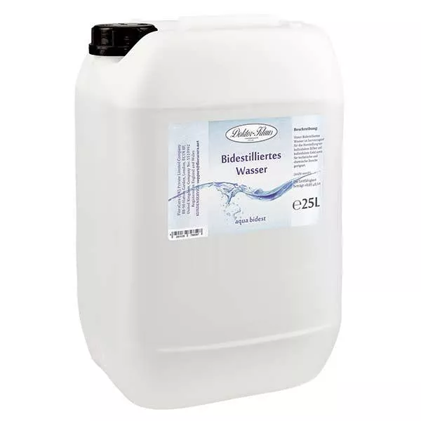Dubbeldestillerat vatten 25L Doktor-Klaus Dubbeldestillerat vatten 25L Doktor-Klaus