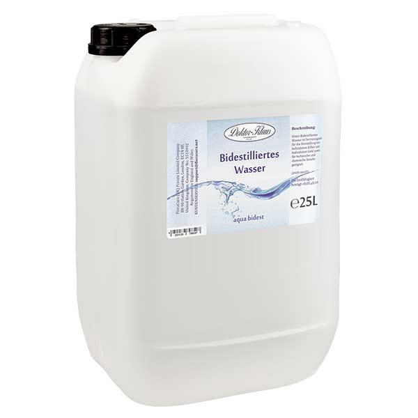 Dubbeldestillerat vatten 25L Doktor-Klaus