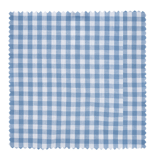 Tyg smycken doily ljusblå-rutig 15cm kvadrat Tyg smycken doily ljusblå-rutig 15cm kvadrat
