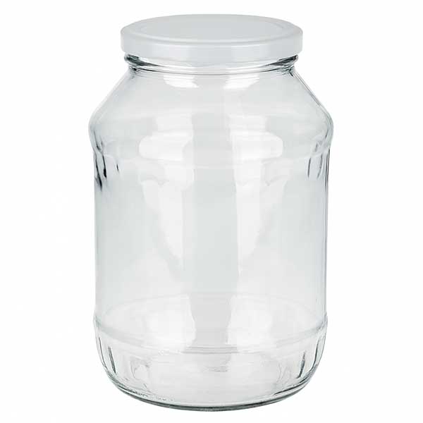 2650ml rund burk med BasicSeal-lock vit UNiTWIST 2650ml rund burk med BasicSeal-lock vit UNiTWIST