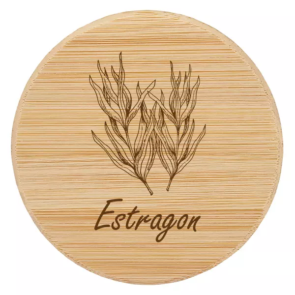 Couvercle en bois "Estragon" pour WECK RR60 Couvercle en bois "Estragon" pour WECK RR60