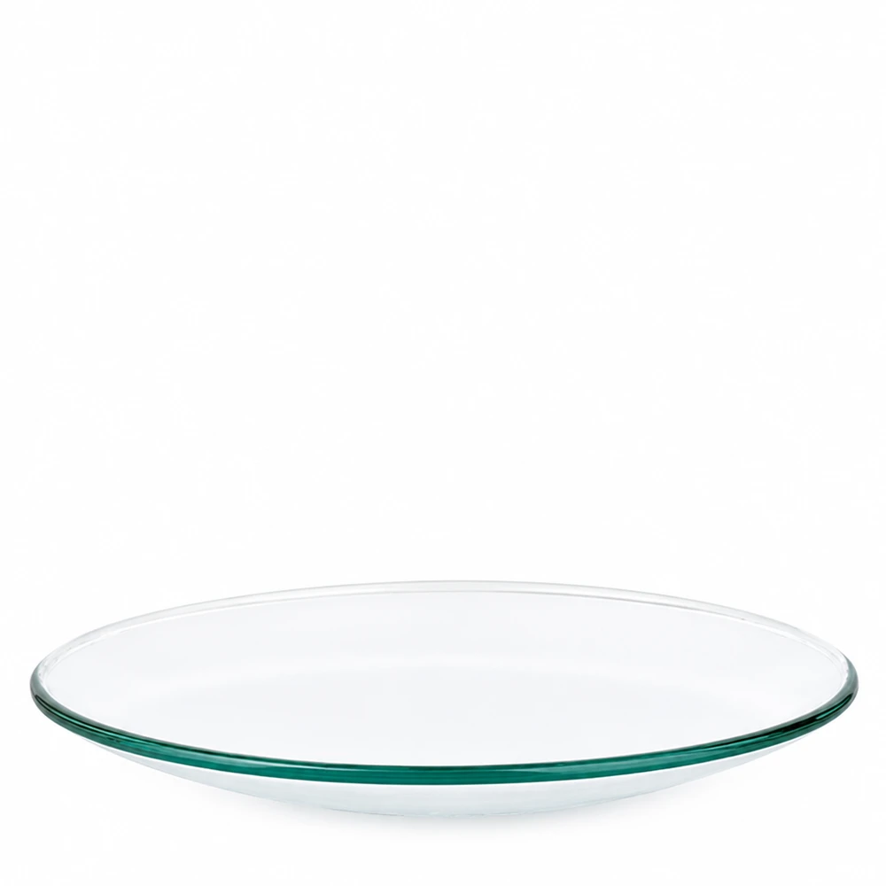 Glasskål med 120 mm diameter av transparent glas för laboratorier och industri