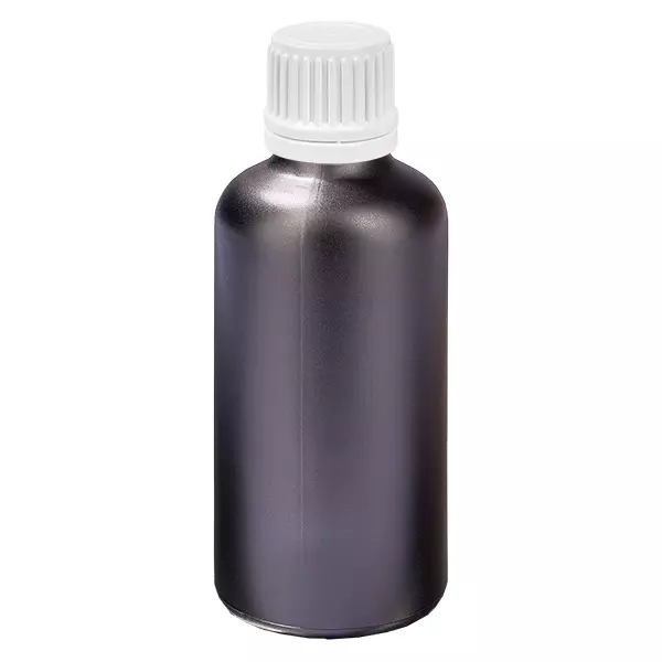 50ml flaska 11mm skruvkork vit säkerhetsförslutning BlackLine UT18/50 50ml flaska 11mm skruvkork vit säkerhetsförslutning BlackLine UT18/50