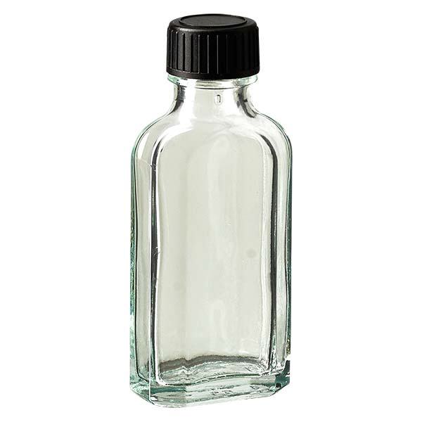 50 ml Meplat klar skruvkork med LKD-tätningsskiva 50 ml Meplat klar skruvkork med LKD-tätningsskiva