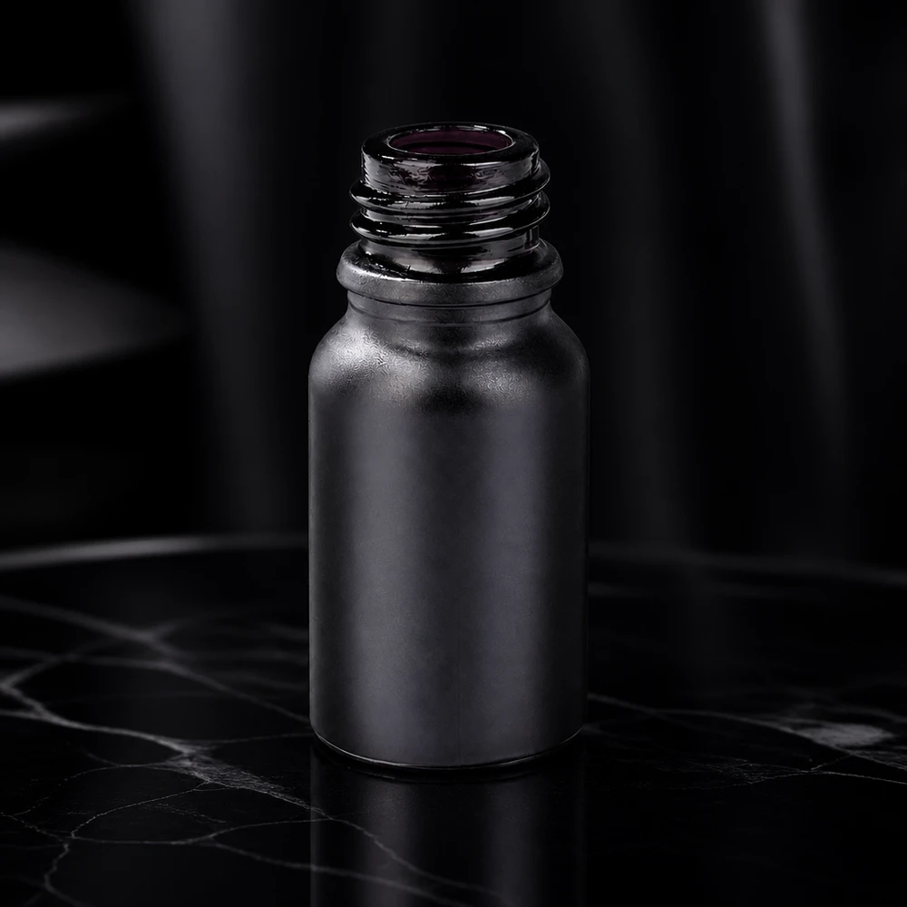 10ml apoteksflaska BlackLine UT18/10 UNiTWIST Elegant 10 ml BlackLine UT18/10 UNiTWIST apoteksflaska med smal silhuett för snygg presentation