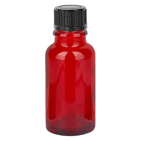 20ml flaska 11mm skruvkork svart standard RedLine UT18/20 20ml flaska 11mm skruvkork svart standard RedLine UT18/20