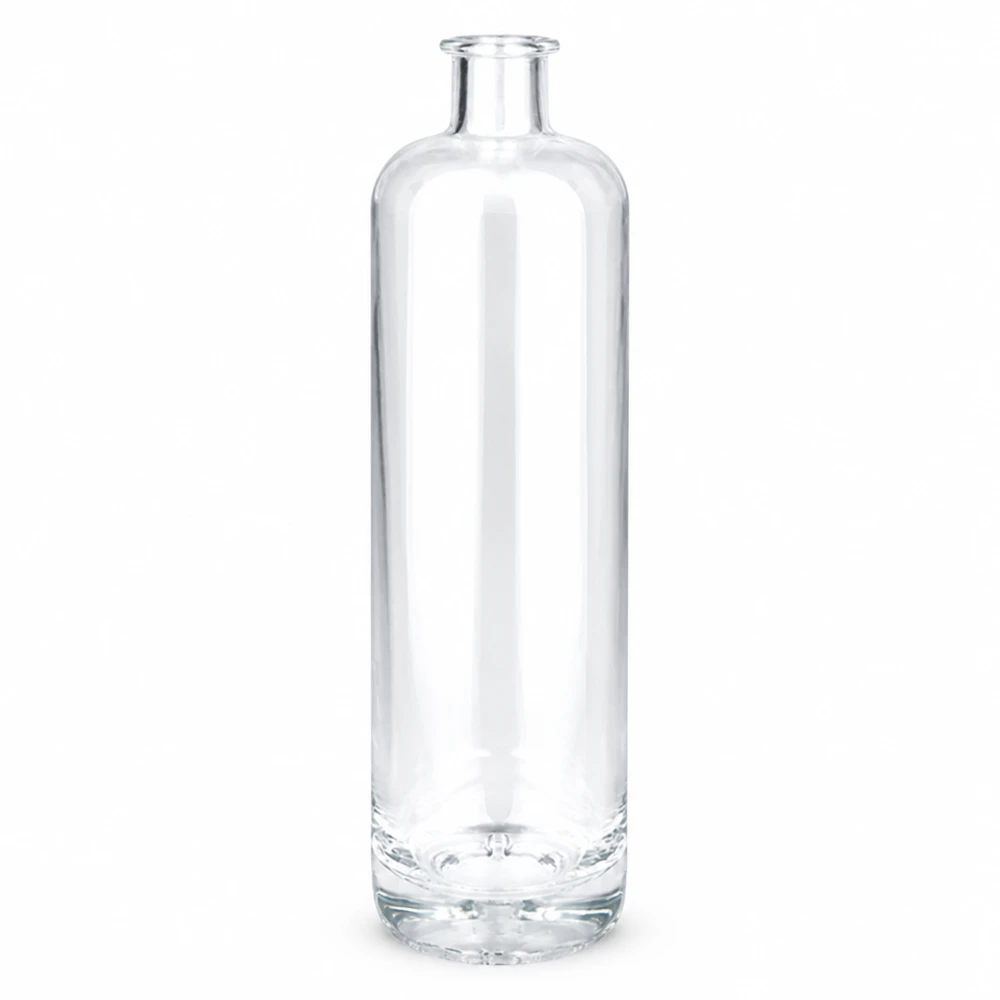 700 ml glasflaska Ella utan lock UNiTWIST® 700 ml glasflaska Ella transparent utan lock UNiTWIST står tom på vit bakgrund
