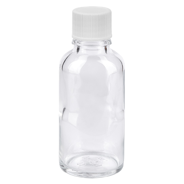 30ml flaska 11mm skruvkork vit standard ClearLine UT18/30 30ml flaska 11mm skruvkork vit standard ClearLine UT18/30