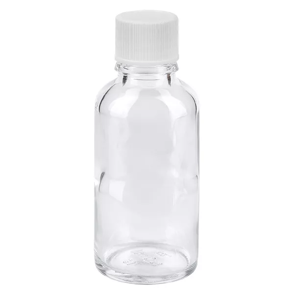 30ml flaska 11mm skruvkork vit standard ClearLine UT18/30 30ml flaska 11mm skruvkork vit standard ClearLine UT18/30
