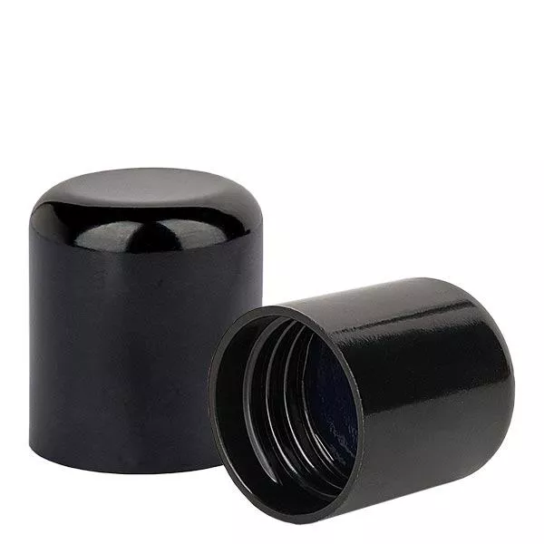 Skruvlock med PE-tätning svart 410/24 standard Skruvlock med PE-tätning svart 410/24 standard