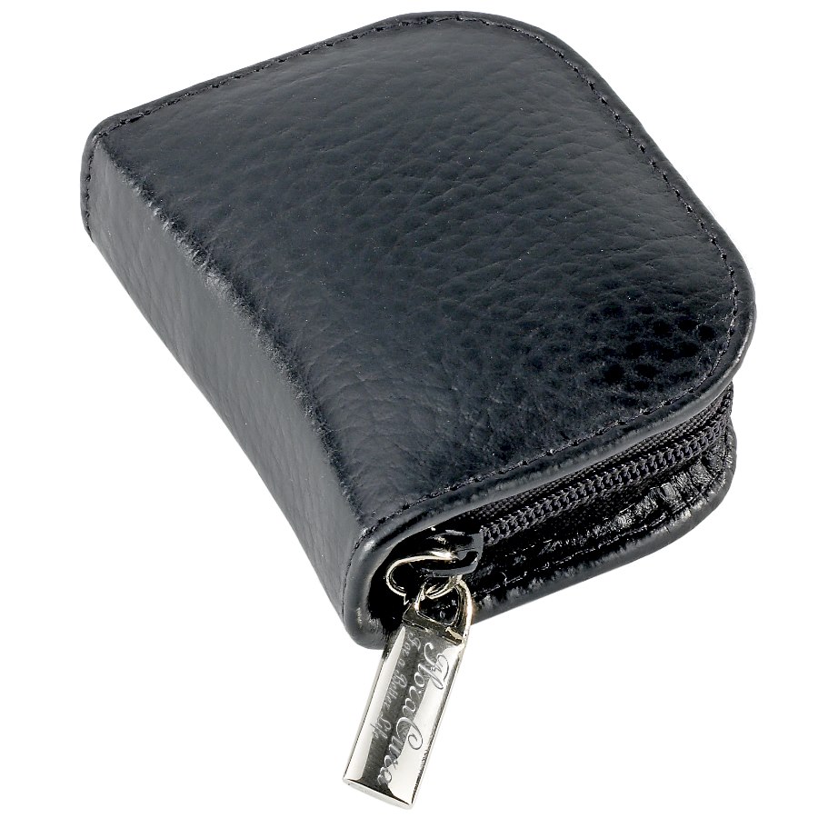 Läderfodral svart för 10 burkar ø 8-10mm FloraCura