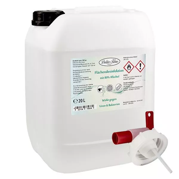 Ytdesinfektion refill 20L Doktor-Klaus Ytdesinfektion refill 20L Doktor-Klaus