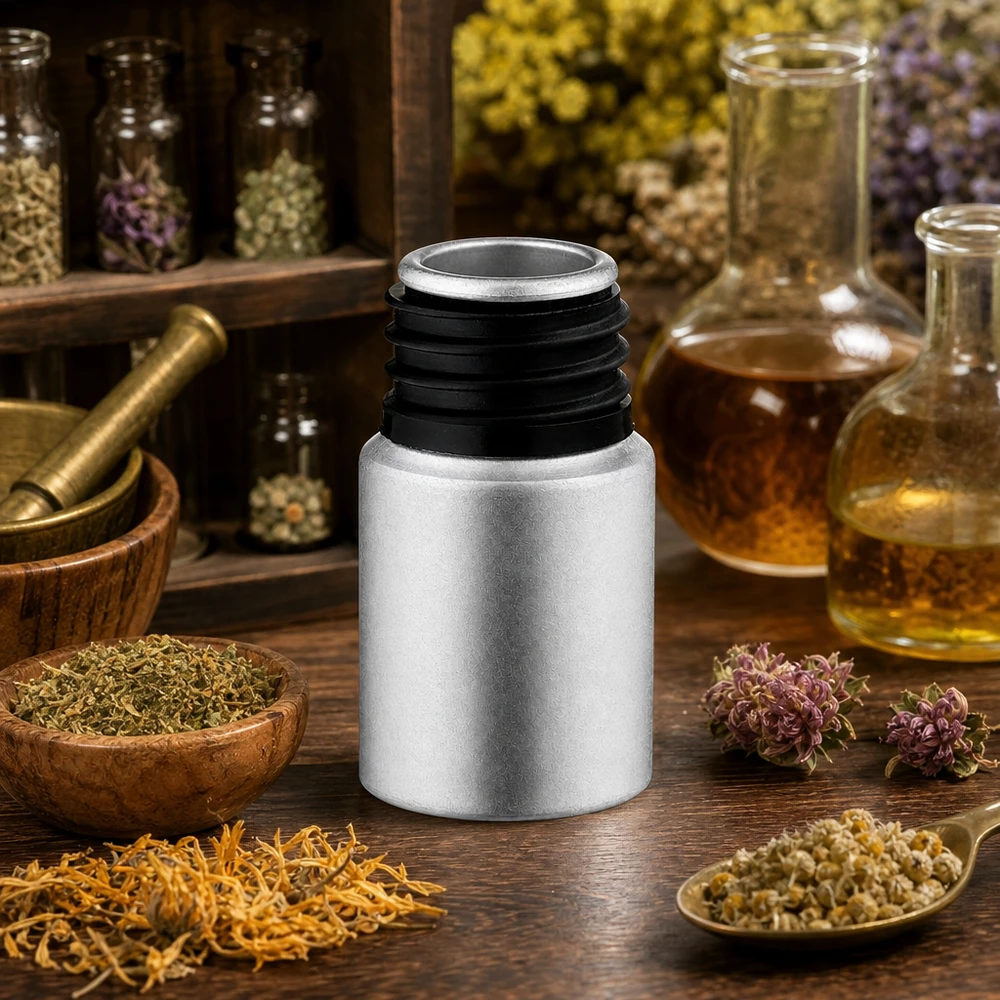 10 ml flaska i färgat aluminium Högkvalitativ 10 ml aluminiumflaska med färgad yta för professionella aromaterapitillämpningar