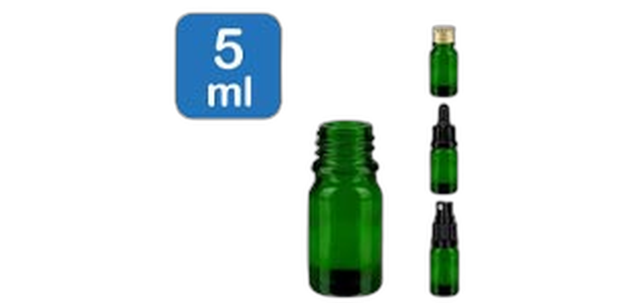 Apoteksflaskor GreenLine 5 ml UT18