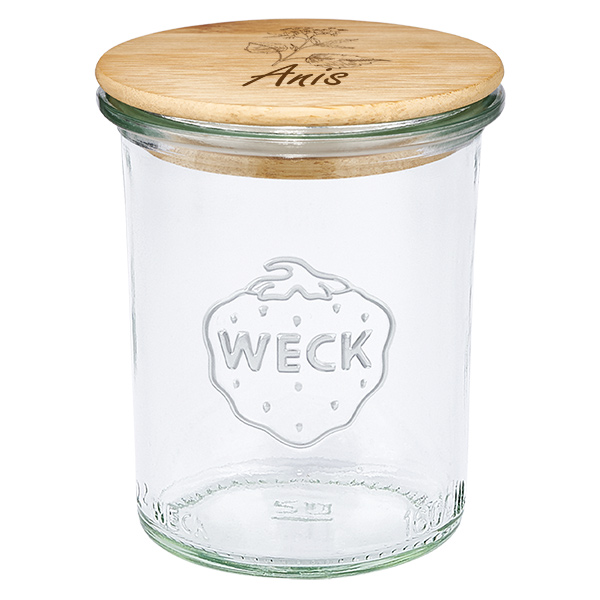 Trälock Anis med olivträ WECK 160 ml Trälock Anis med olivträ WECK 160 ml