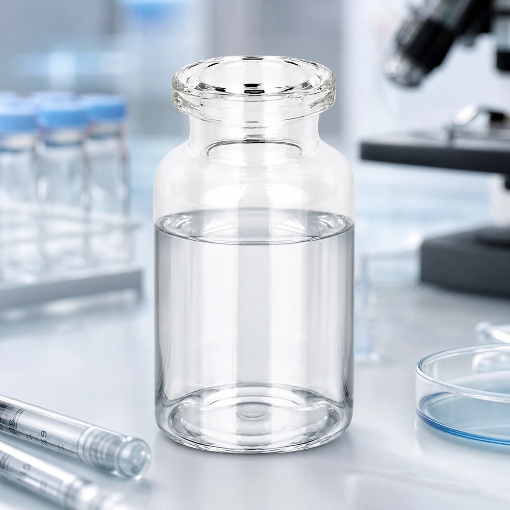 Injektionsflaska av klarglas 10ml Hochreines Klarglas Fläschchen 10ml mit glänzender Oberfläche für pharmazeutische Abfüllprozesse
