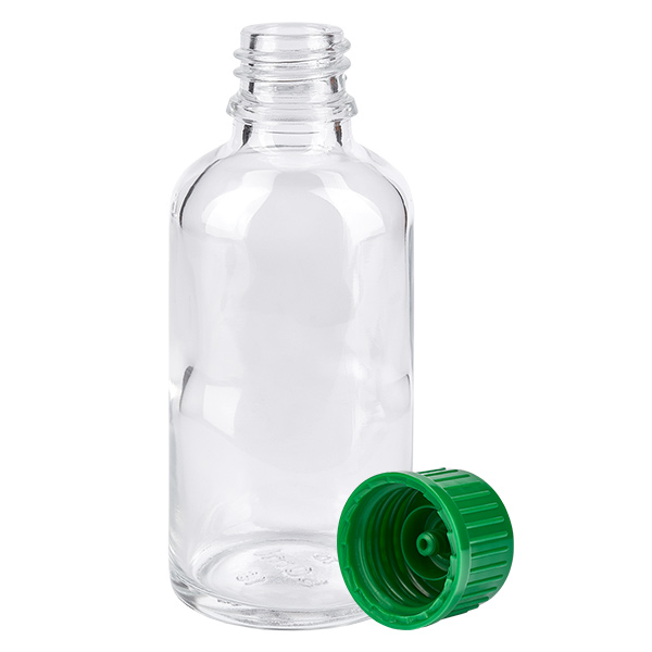 50ml flaska 11mm skruvkork grön standard ClearLine UT18/50 50ml flaska 11mm skruvkork grön standard ClearLine UT18/50