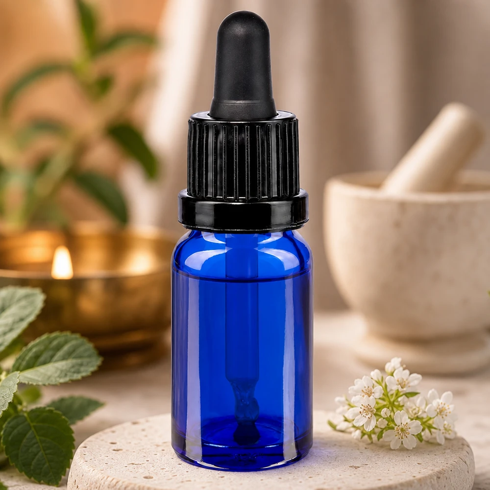 10 ml pipettflaska med svart förslutning BlueLine UT18/10
