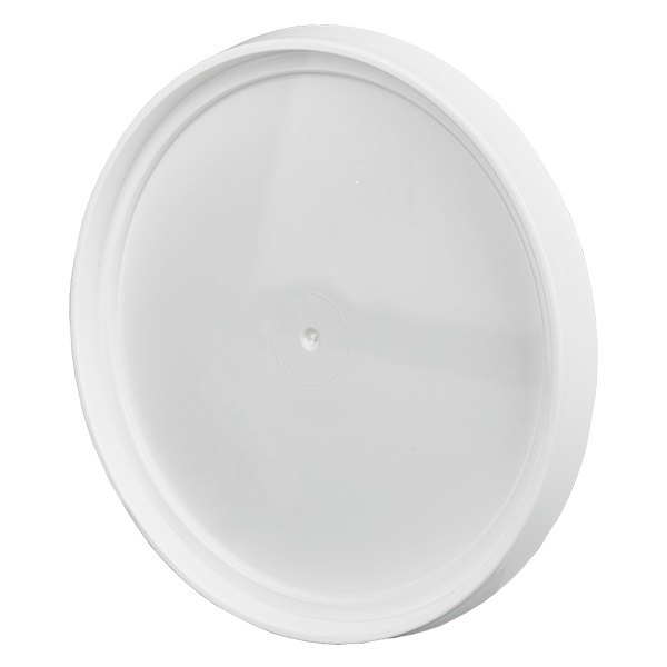 Vitt lock, för 2,5-liters hink av polypropenplast Vitt lock, för 2,5-liters hink av polypropenplast