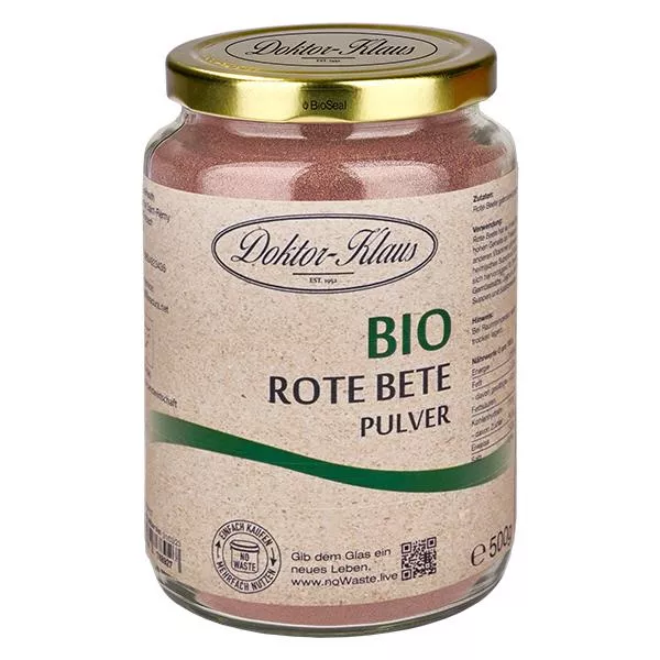Ekologiskt rödbetspulver 500g Doktor-Klaus noWaste Ekologiskt rödbetspulver 500g Doktor-Klaus noWaste