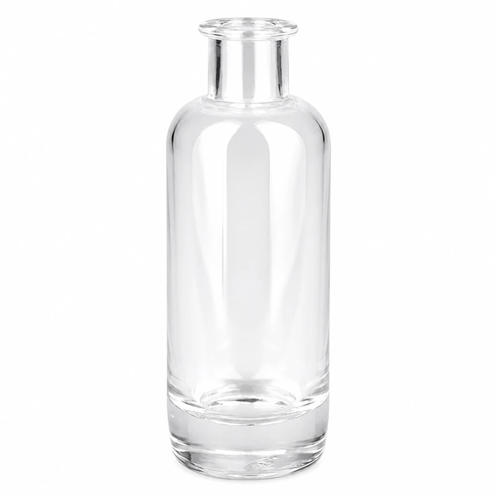 200 ml glasflaska Ella utan förslutning UNiTWIST® 200ml glasflaska Ella transparent utan lock UNiTWIST-gänga tom kosmetikflaska apoteksflaska
