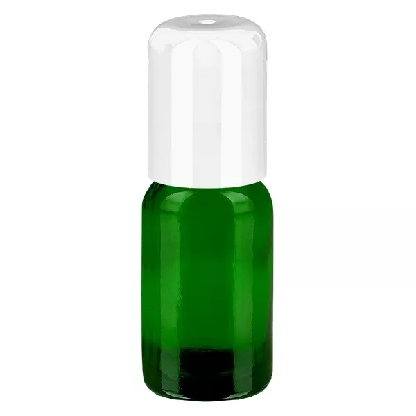10 ml roll-on-flaska vit med standardkork GreenLine UT18/10 10 ml roll-on-flaska vit med standardkork GreenLine UT18/10