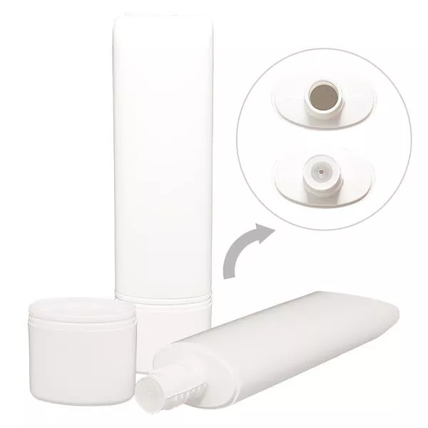 Stand-up rör 50 ml vit HD/LDPE inkl. stand-up lock
