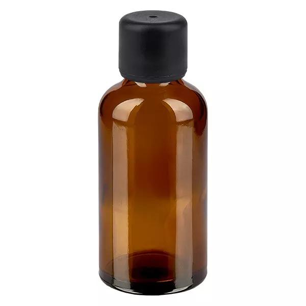 50 ml flaska 6 mm skruvkork svart standard BrownLine UT18/50 50 ml flaska 6 mm skruvkork svart standard BrownLine UT18/50