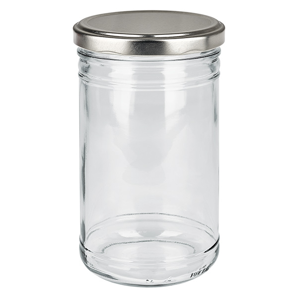 1053ml Krossade glasögon + BasicSeal-lock silver matt UNiTWIST