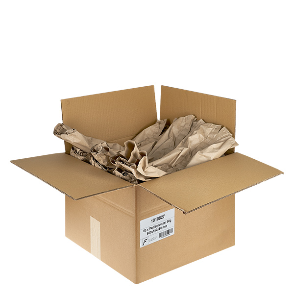 Pappersfyllnadsmaterial (55 rör) 600x150x50mm Pappersfyllnadsmaterial (55 rör) 600x150x50mm