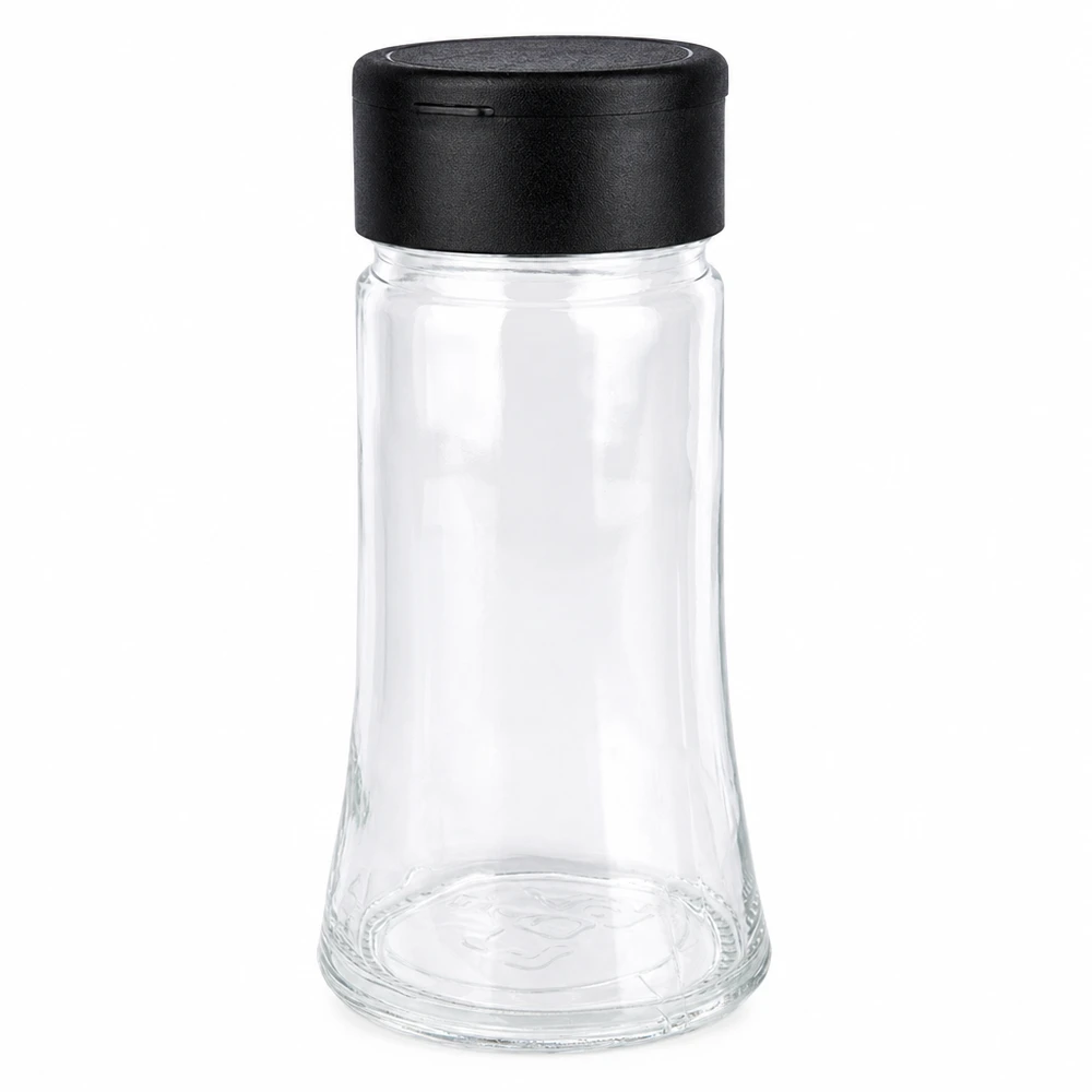 Salt-/kryddburk 95 ml med ströare, svart