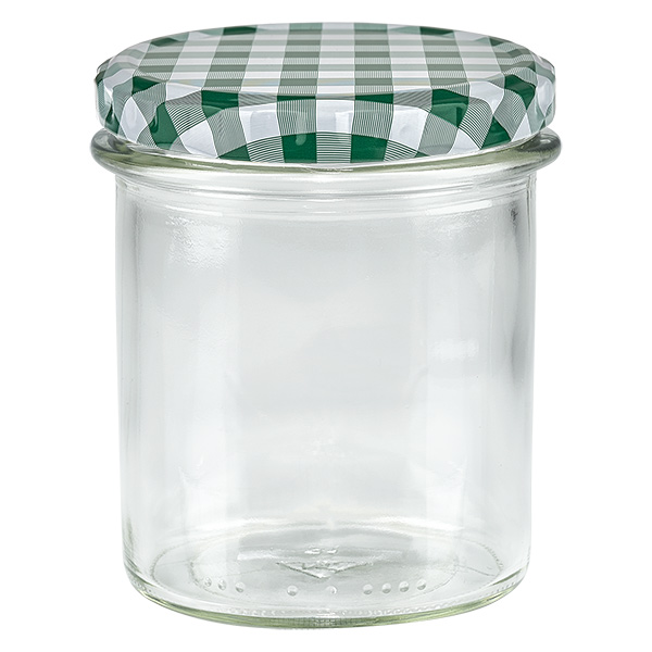 350 ml Krossade glasögon + BasicSeal-lock grön/vit UNiTWIST