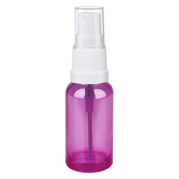 20ml sprayflaska vit/transparent Standard PurpleLine UT18/20