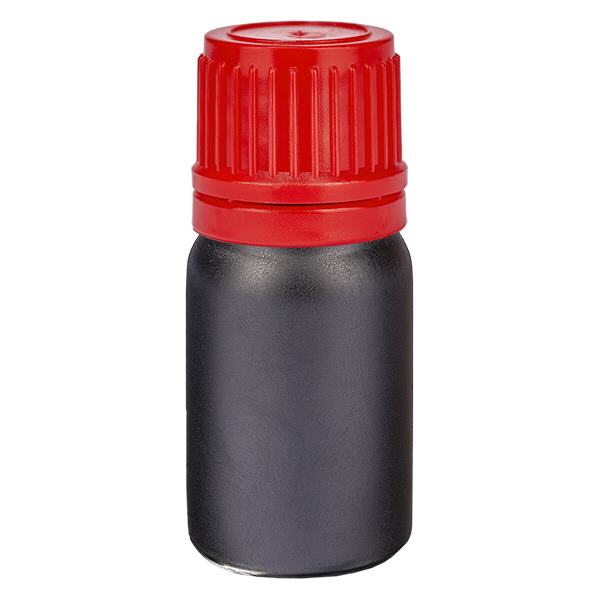 5ml flaska 11mm skruvkork röd sabotageskydd BlackLine UT18/5 5ml flaska 11mm skruvkork röd sabotageskydd BlackLine UT18/5