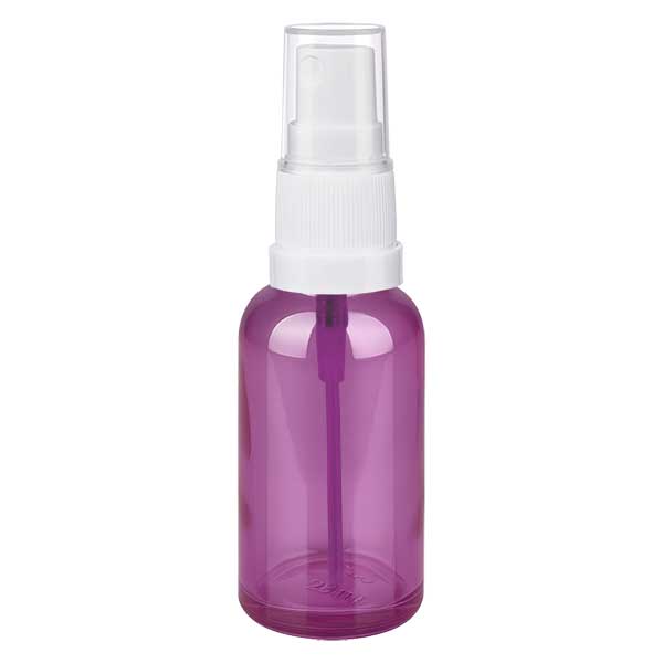30ml sprayflaska vit/transparent Standard PurpleLine UT18/30