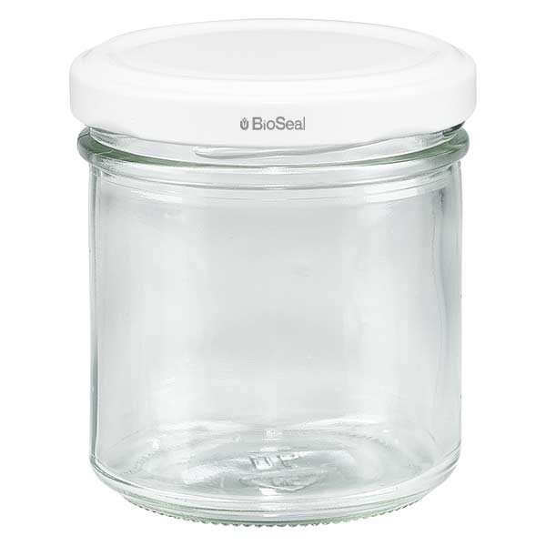 167 ml Krossade glasögon med vitt UNiTWIST BioSeal-lock