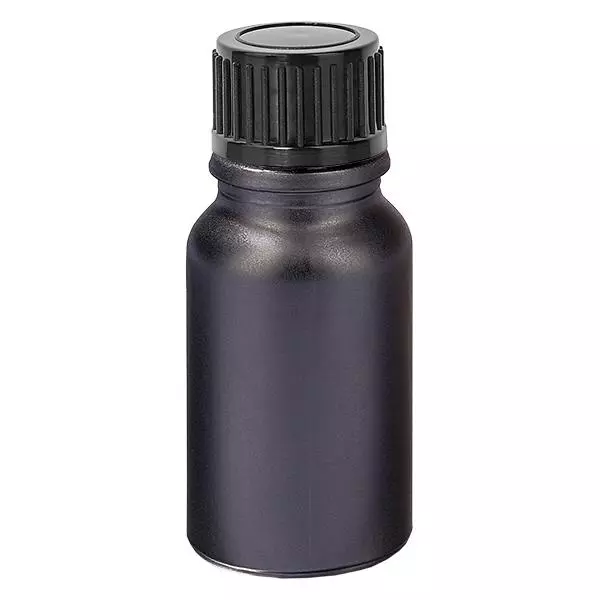 10ml flaska 11mm skruvkork svart standard BlackLine UT18/10 10ml flaska 11mm skruvkork svart standard BlackLine UT18/10
