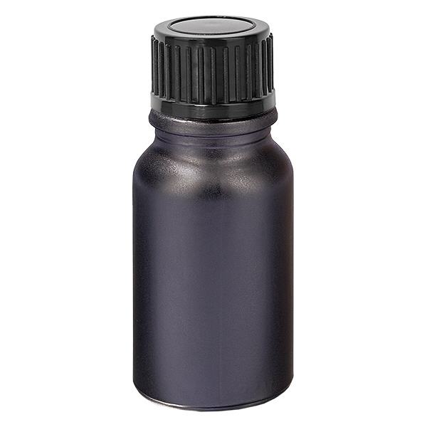 10ml flaska 11mm skruvkork svart standard BlackLine UT18/10 10ml flaska 11mm skruvkork svart standard BlackLine UT18/10