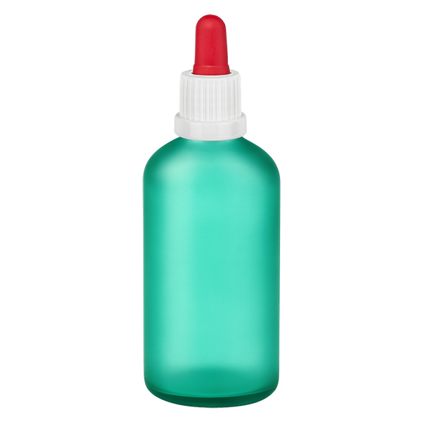 100 ml pipettflaska vit/röd med säkerhetsförslutning GreenLine UT18/100 100 ml pipettflaska vit/röd med säkerhetsförslutning GreenLine UT18/100