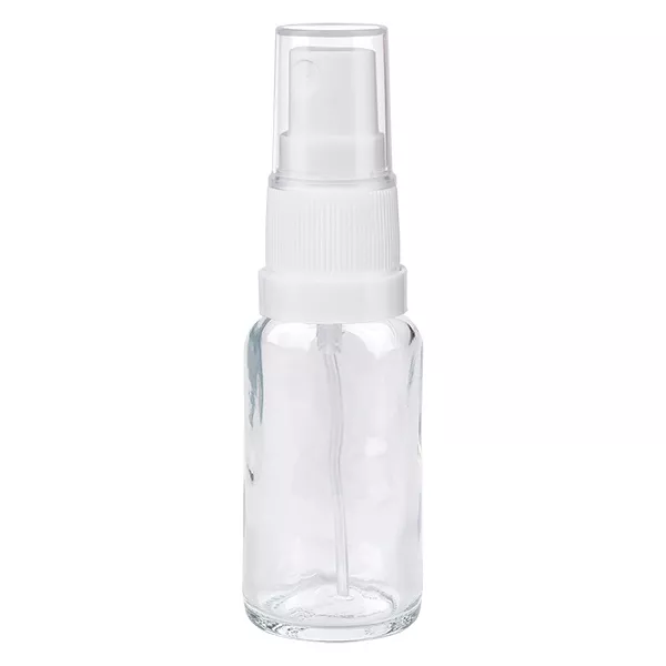20ml Sprayflaska vit/transparent standardlock ClearLine UT18/20 20ml Sprayflaska vit/transparent standardlock ClearLine UT18/20