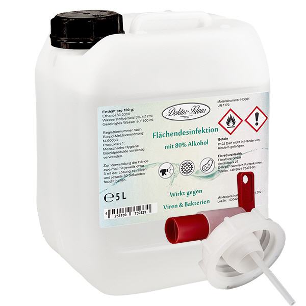 Ytdesinfektion refill 5L Doktor-Klaus