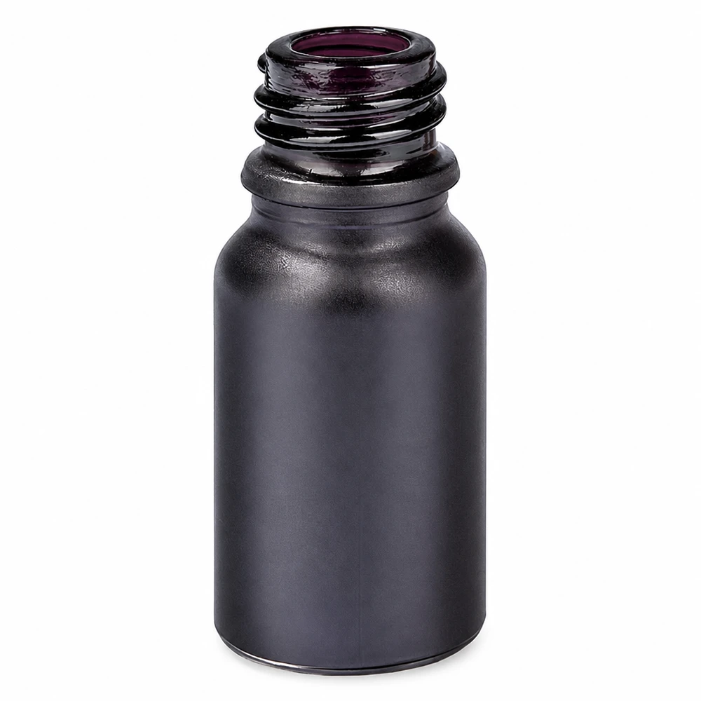 10ml apoteksflaska BlackLine UT18/10 UNiTWIST 10 ml apoteksflaska BlackLine UT18/10 UNiTWIST i matt svart för professionell förvaring