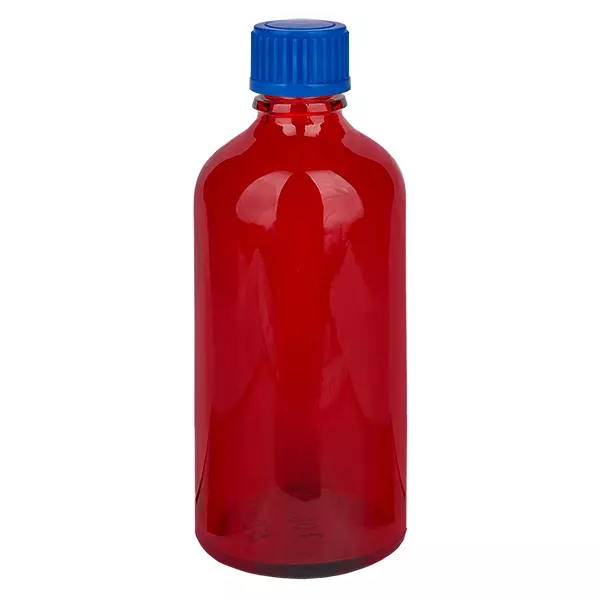 100ml flaska 11mm skruvkork blå standard RedLine UT18/100 100ml flaska 11mm skruvkork blå standard RedLine UT18/100