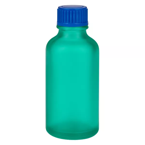 50ml flaska 11mm skruvkork blå Standard GreenLine UT18/50 50ml flaska 11mm skruvkork blå Standard GreenLine UT18/50