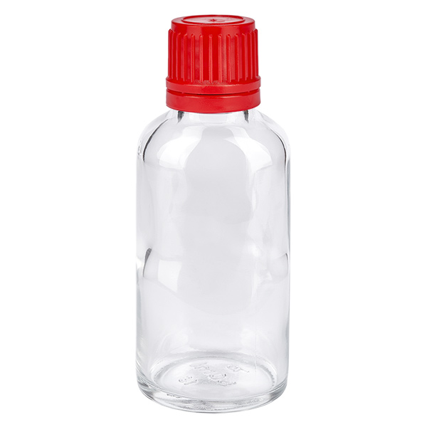 30ml flaska 11mm skruvkork röd sabotagesäker kapsyl ClearLine UT18/30 30ml flaska 11mm skruvkork röd sabotagesäker kapsyl ClearLine UT18/30