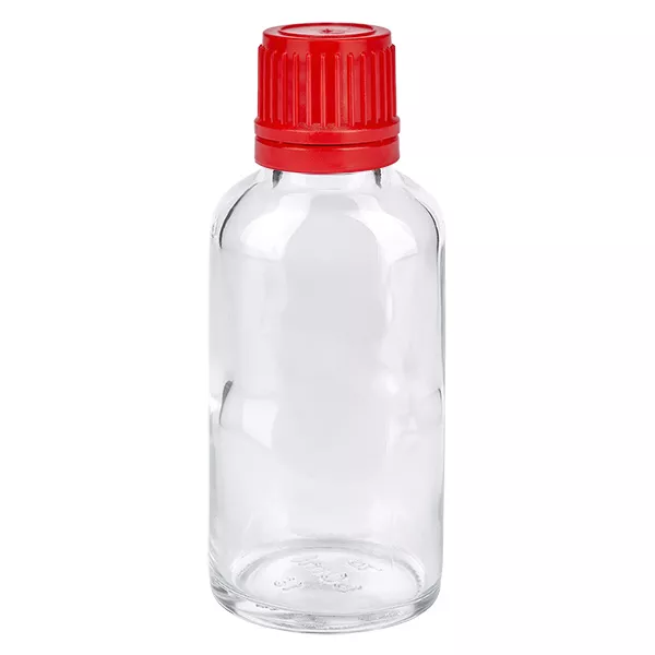 30ml flaska 11mm skruvkork röd sabotagesäker kapsyl ClearLine UT18/30 30ml flaska 11mm skruvkork röd sabotagesäker kapsyl ClearLine UT18/30